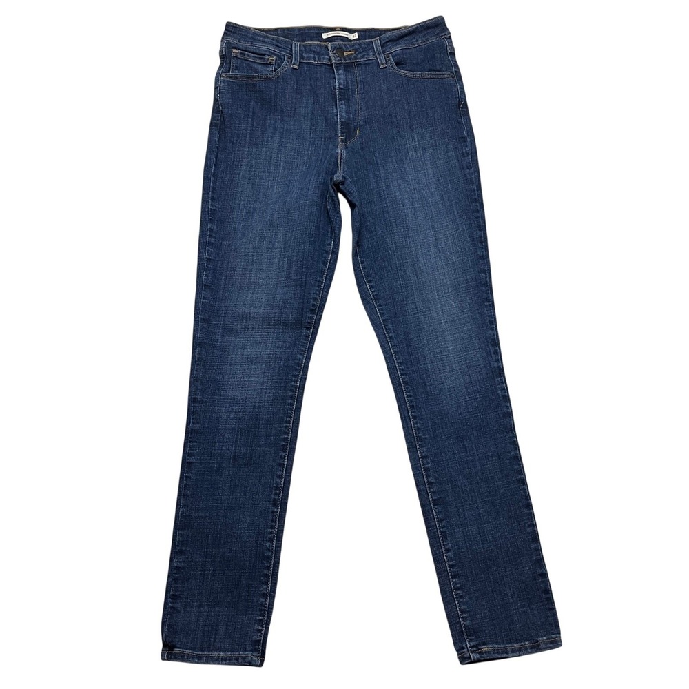 Levi's Jeans Womens 32 Blue 721‎ High Rise Skinny Dark Wash Stretch Denim